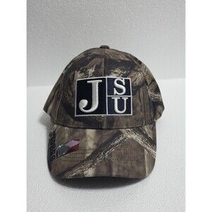 New Russell Men's Camo Jackson State University JSU Logo Adjustable Rope Cap Hat